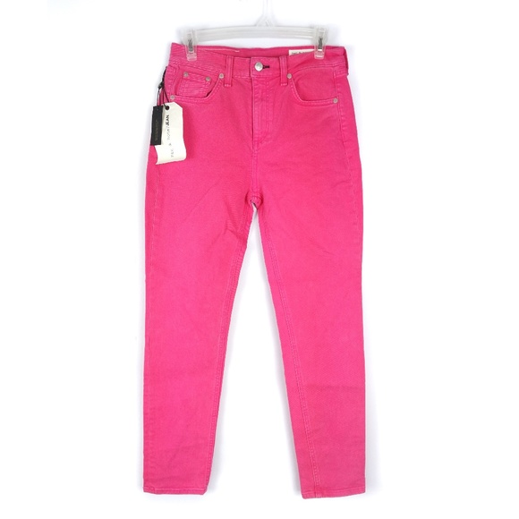 rag & bone Denim - Rag & Bone pink high rise skinny jeans, size 26